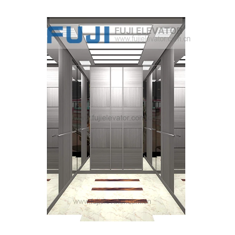 FUJI 1000kg 13 Person Capacity Passenger Lift China Lifts Elevator Stainless Steel Cabin Elevator Lift Passenger