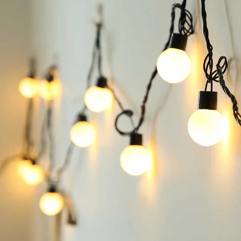 LED 5cm ball light string star lights fairy Christmas room wedding holiday decorations light