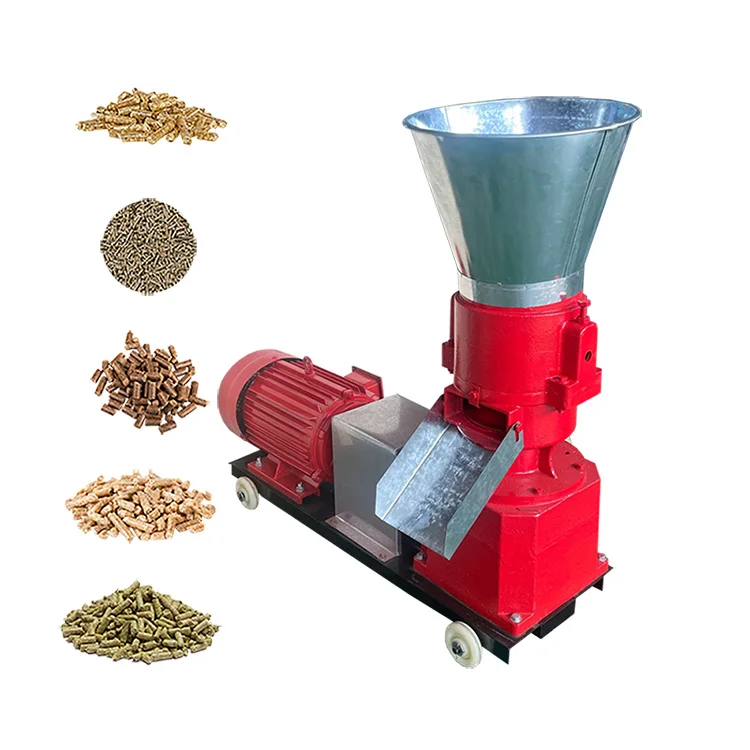 animal feed pellet machine cattle biomass maize straw pellet machine chicken poultry feed processing machines