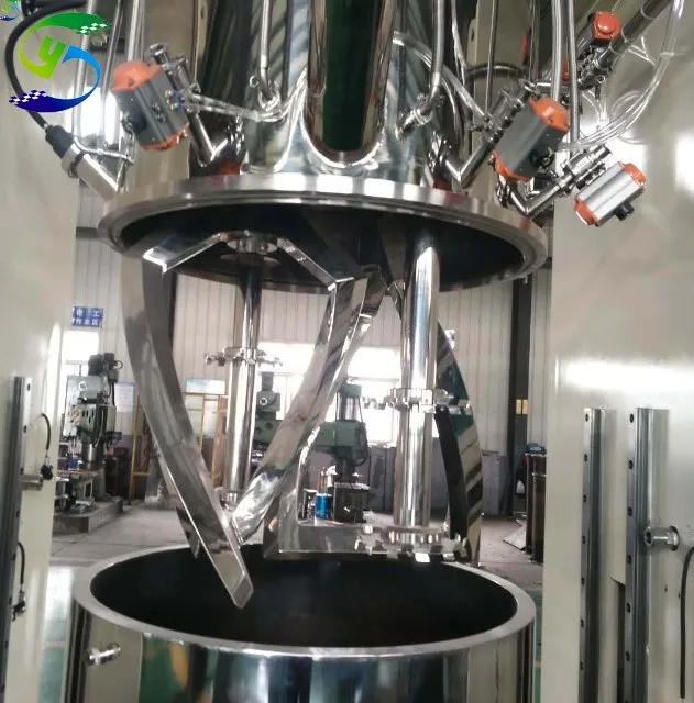 High/Low Speed Powerful Automatic Vacuum Double Planetary Mixer For Pouch Cell Electrode Making