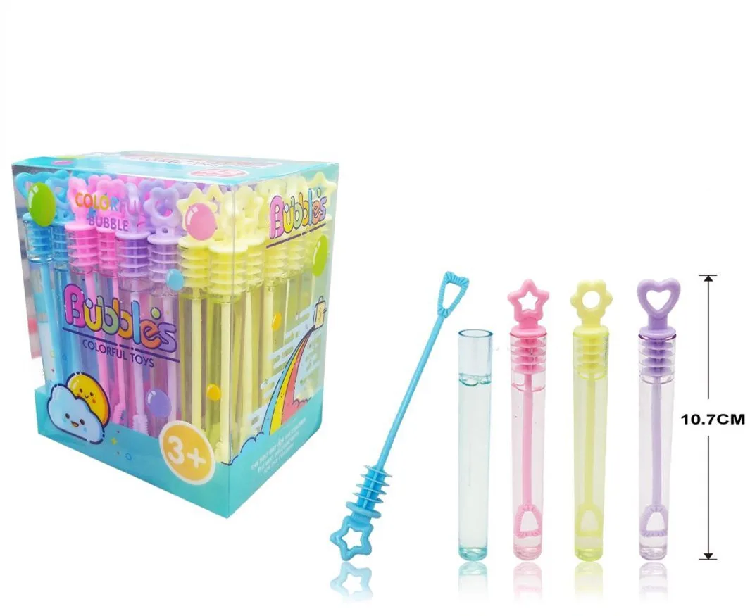 Wholesale creative portable not easy to break not broken Mini Color bubble water blowing stick out