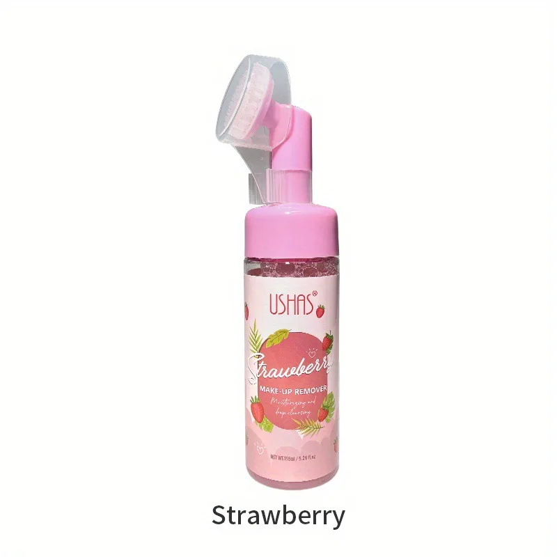OEM 150ml Strawberry/Hyaluronic Acid/Peach And Cucumber Make-up Remover With Dense Foam Gentle Cleaning And Smooth Skin