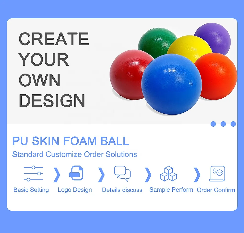 7inch adult outdoor sport eco-friendly pu skin foam kids playground ball Durable dodgeball