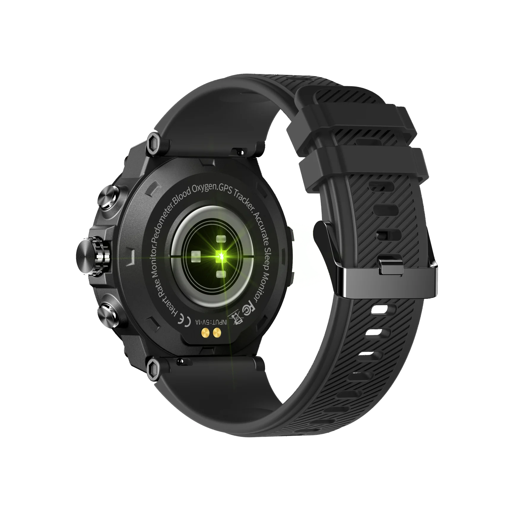 2022 Newest Glonass Gps Positioning Hm03 Fitness Sports Heart Rate Monitor Smart Watch Full Touch Screen Amoled Smartwatch