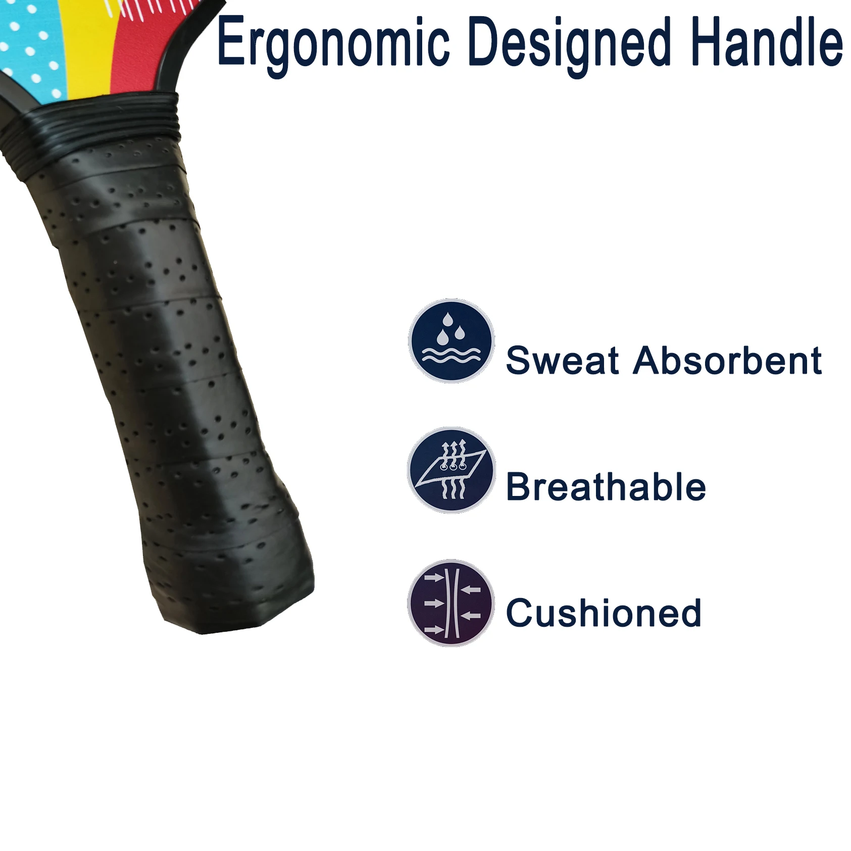 pickleball racket set of carbon fiiber pickleball paddles graphite honeycomb