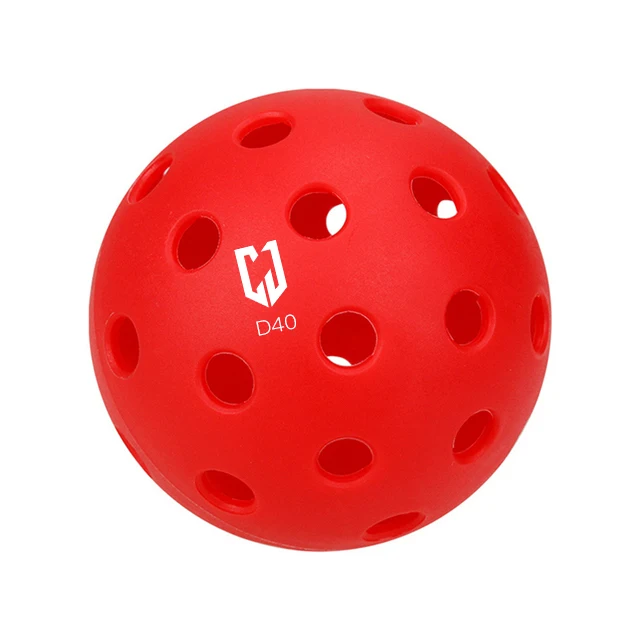 XiaMen Juciao Sport USAPA approved 40 hole outdoor indoor PP pickleball Red yellow Blue neon green