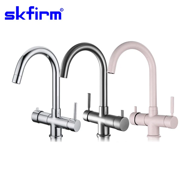 Смеситель для воды skfirm family кухонный кран с фильтрованной водой 5 отверстий холодным и