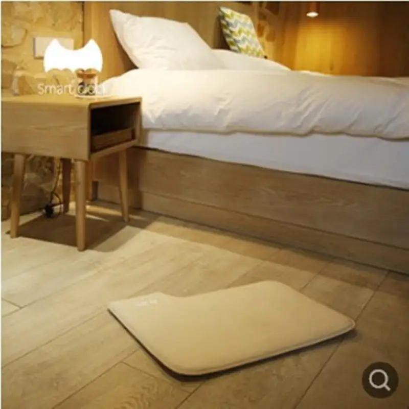 YIZHI Pressure Sensitive Alarm Clock Carpet Electronic Digital Clock Bedroom Anti-Slip Wear-Resisting Soft Mat