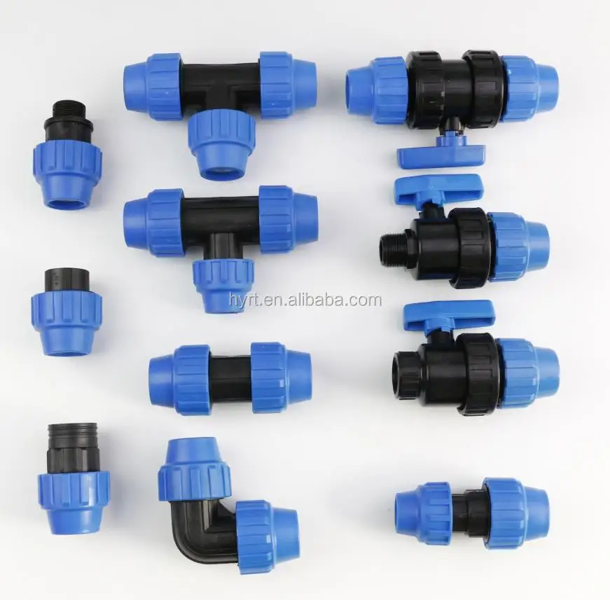 Heavy Duty PP End Cap Compression Fitting for Irrigation System