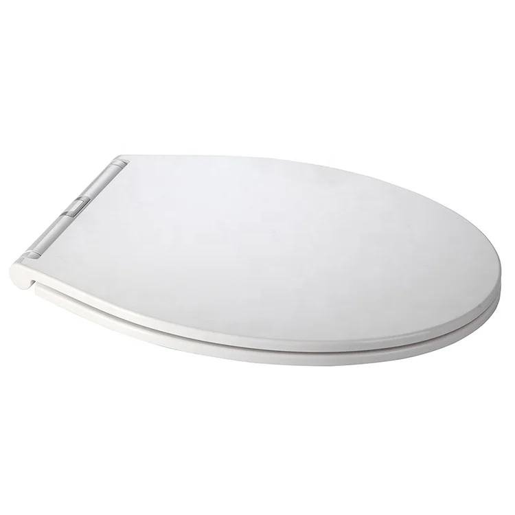 High quality standard bathroom UF plastic toilet cover with white color YC019