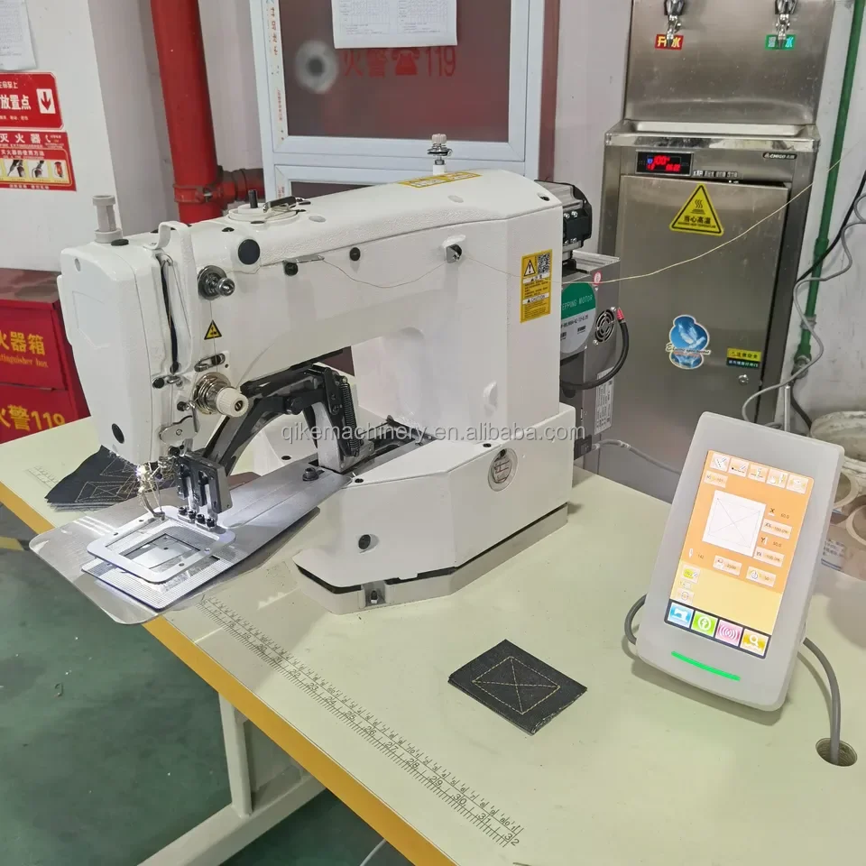 QK-1906A High speed 5*6cm electronic pattern sewing machine With touch screen