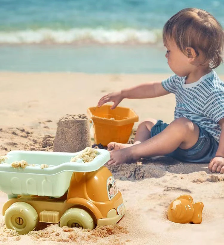 Wholesale Cheap Water Pool Toy Bucket Shovel Kids Sandbox Toy Beach Tool Kit Play Sand Beach Toys for Kids Toddlers