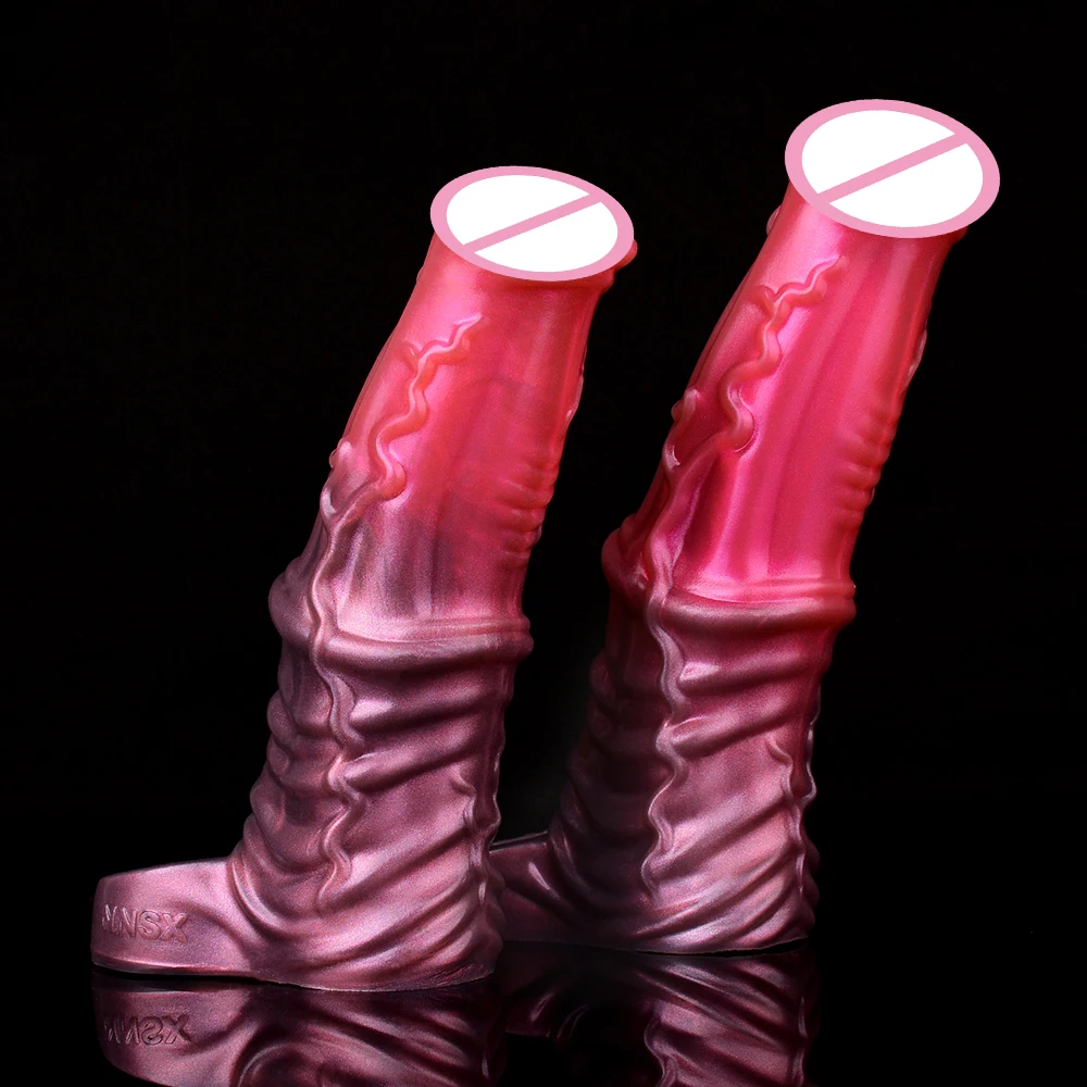 NNSX Red Pupil Penis Enlargement Rings Cock Massager Anal Vaginal Extra Stimulation Penis Enlargement Sex Product Penis Extender