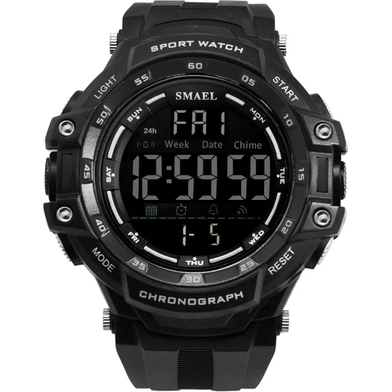 relogio SMAEL 1350 watches digital display led men waterproof custom sports watch