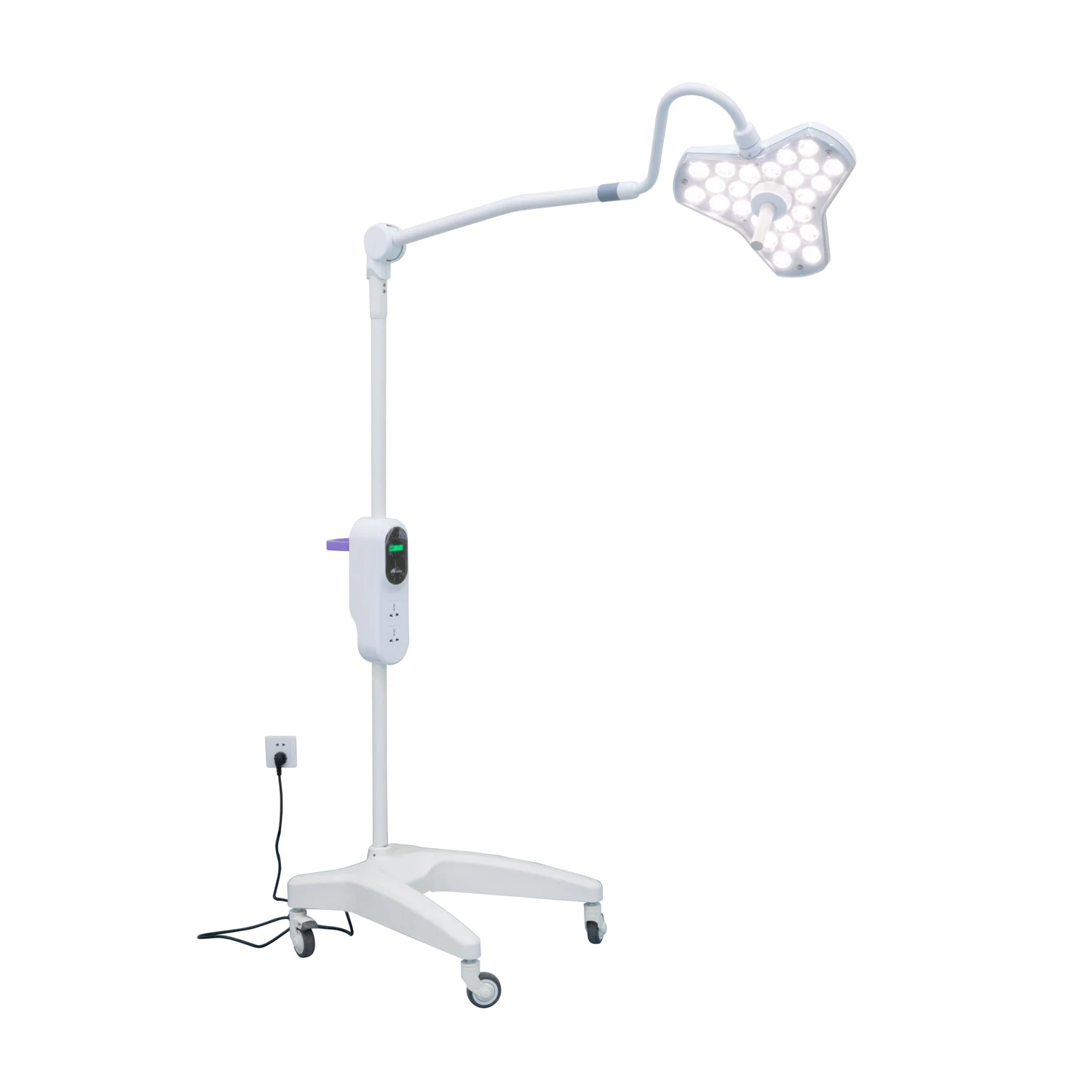 Economic Led Medical Light Portable Mobile Floor Standing Surgical Operating Lamp -
