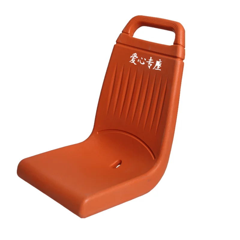 Plastic passenger seat for city bus by blow molding