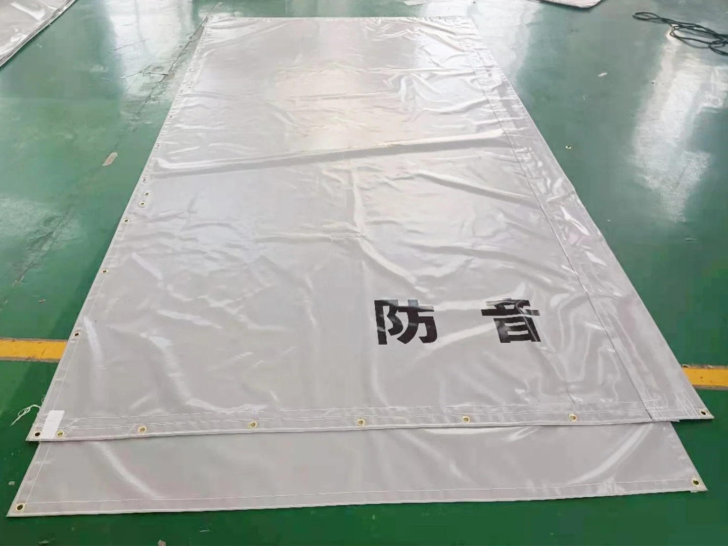 Acoustical noise barrier for soundproof and acoustical fencing and scaffolding sheet