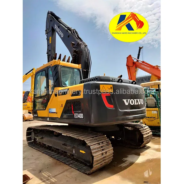 2023 Factory Priced Volvo EC140 Used Compact Hydraulic Middle Crawler Digger Machine for Sale