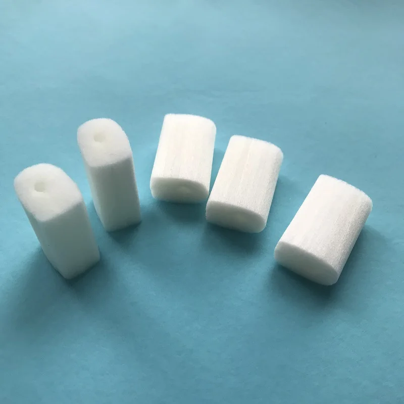 Custom non-woven PET cotton atomizing core oil absorption strip with hole