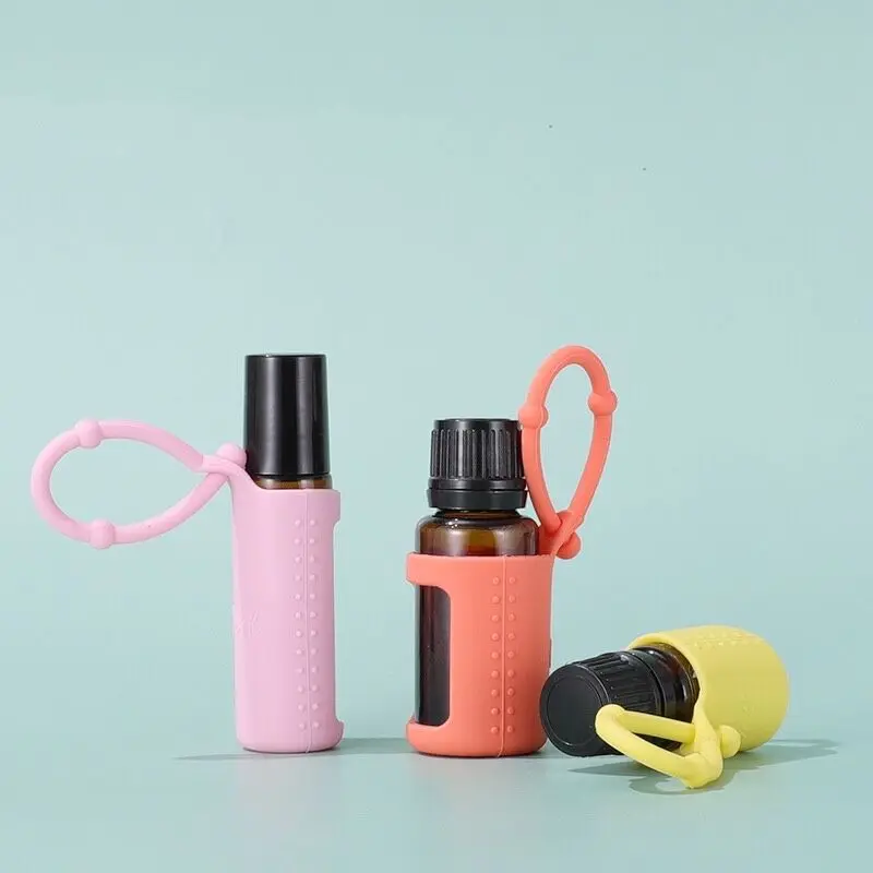 Colorful roll on bottle essential oil bottle holder