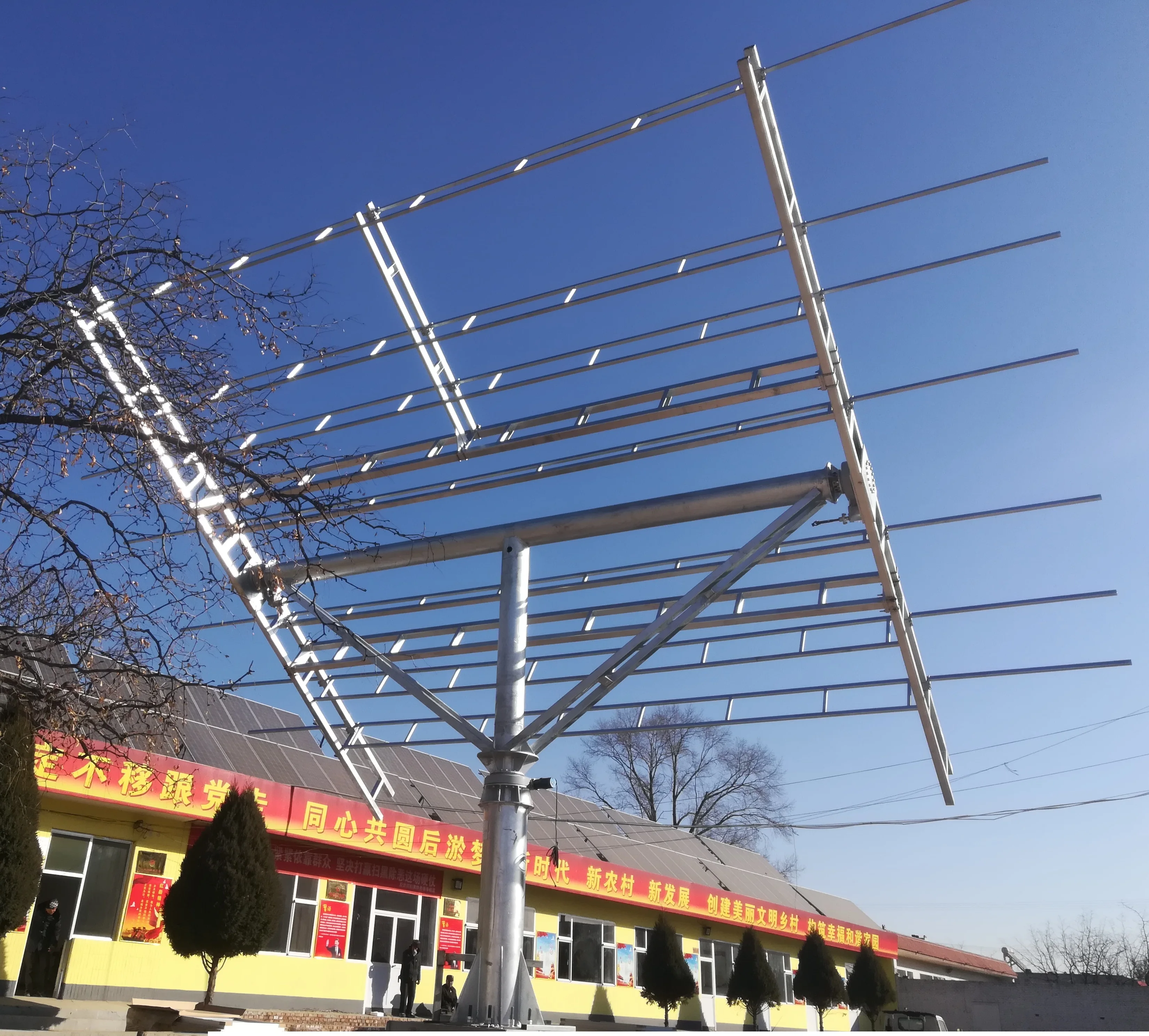 10kw automatic sun tracker solar tracking system dual axis solaire 2 axe solar tracker 10kw tracking actuator