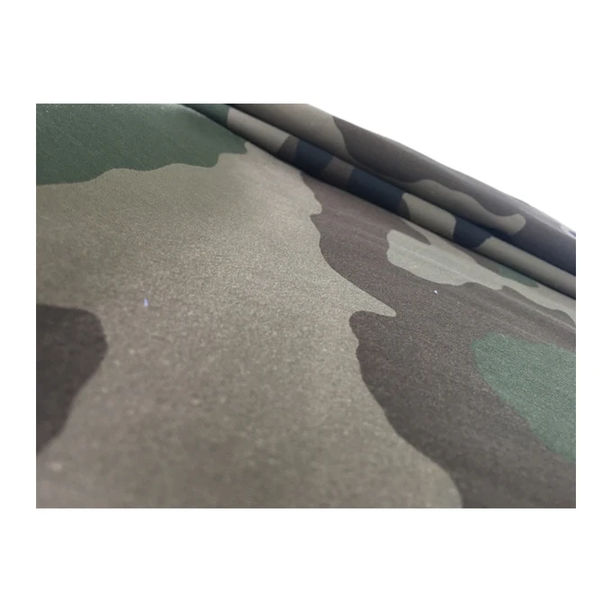 suppliers hot selling knit fabric printed cotton Waterproof satincamouflage fabric