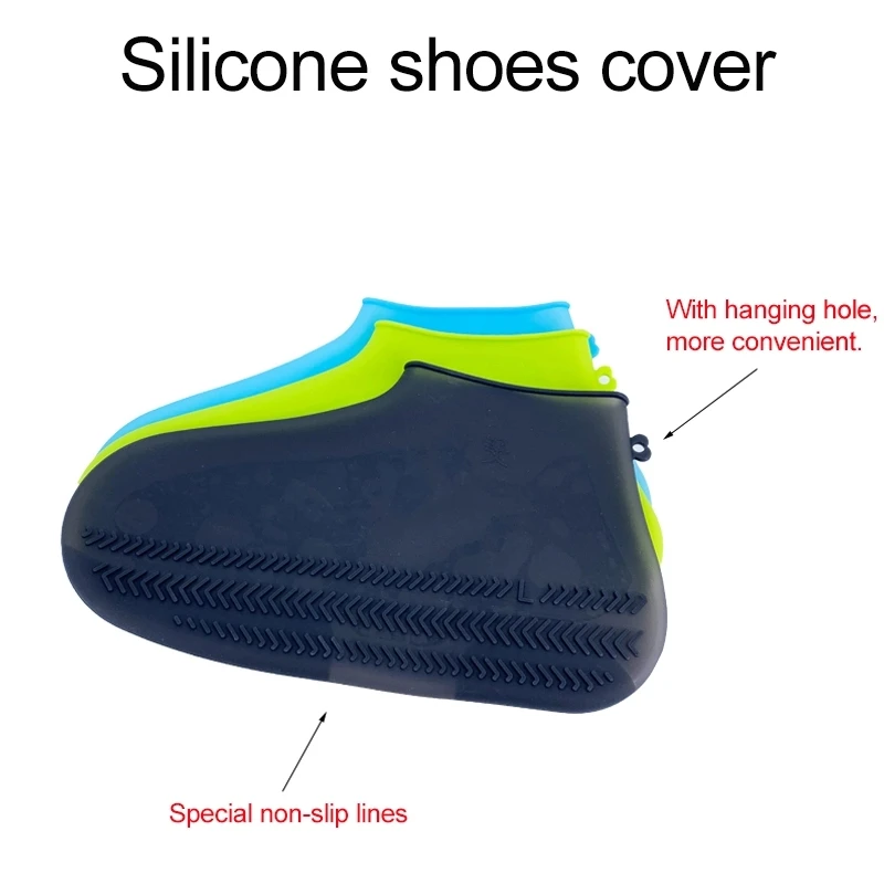
Rain Shoe Cover Rubber Waterproof Women Custom Unisex Oem Customized Boots Logo Outdoor Color 