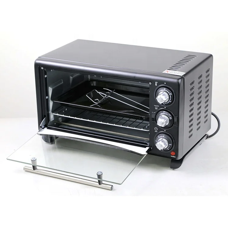 18L Factory Made Strictly Checked Rotisserie Outdoor Pizza Industrial Bread Baking Oven For Sale oven toaster griller