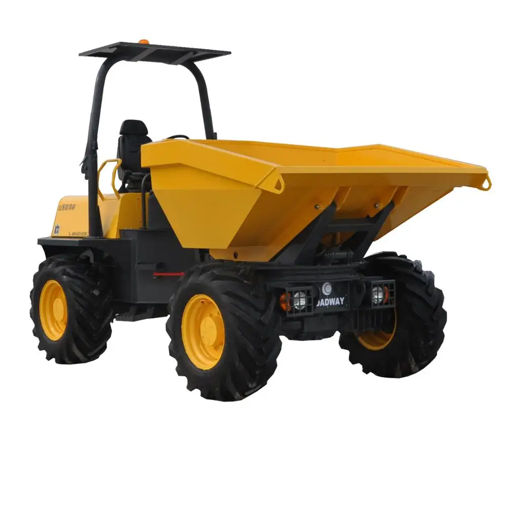 ROADWAY Yanmar Engine Imported Hydraulic Cylinder 4x4 Drive 270 Degrees Can Be Rotated Mini Dumper