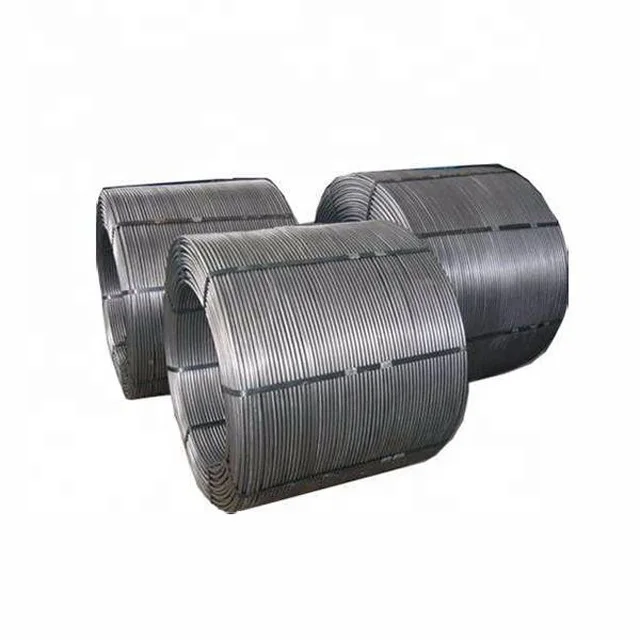 China mainland manufacturer produce Calcium Silicon Cored wire as desulfuration