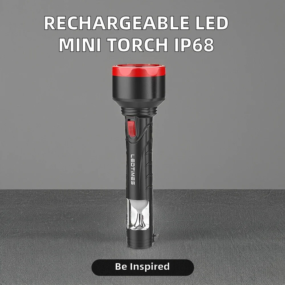 Pakistan Nepal Vietnam Indonesia selling Plastic Rechargeable Flashlight Led Torch Product  Camping  Hand Light  LEDTIMES Torch