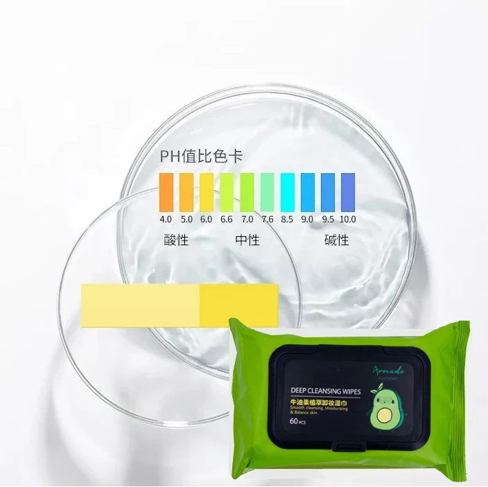 Disposable Makeup Removing Wipes Alcohol Free Nonwoven Facial Tissues Makeup Remover  Cleansing Face Wipes