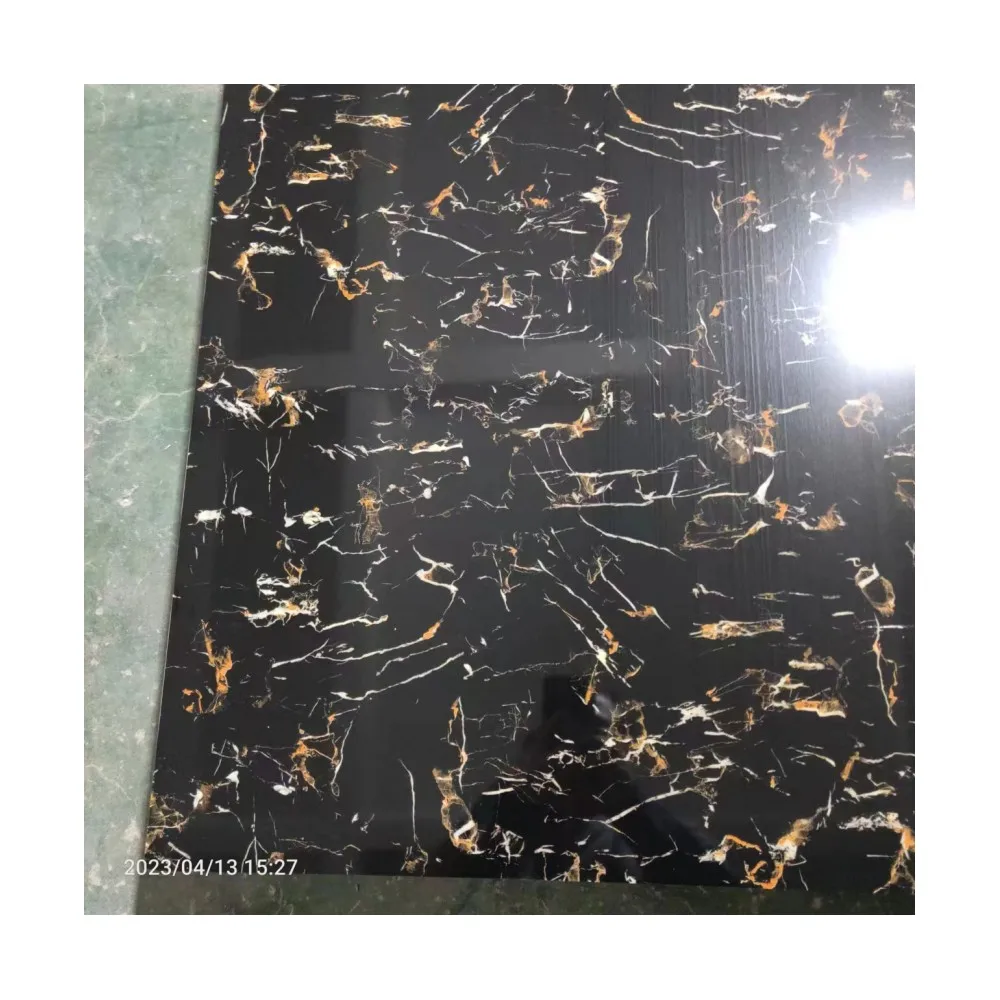 1220x2440x3mm Interior Shower Wall Panels Bathroom Waterproof PVC Marble Sheets For Wall Decoration