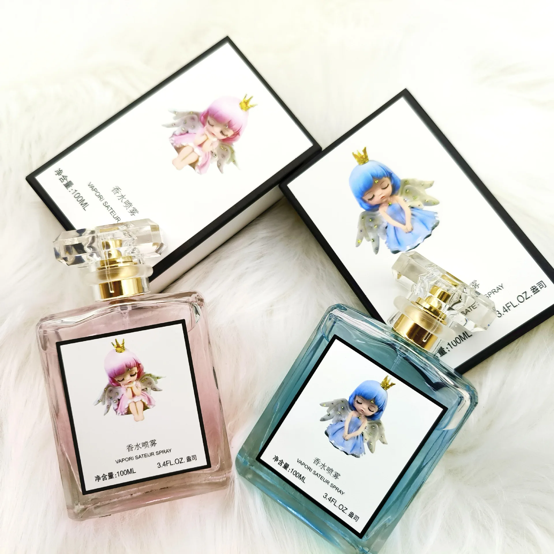 Wholesale 100 ml perfume mist cute perfume for little girls  Long lasting light fragrance fresh natural perfume