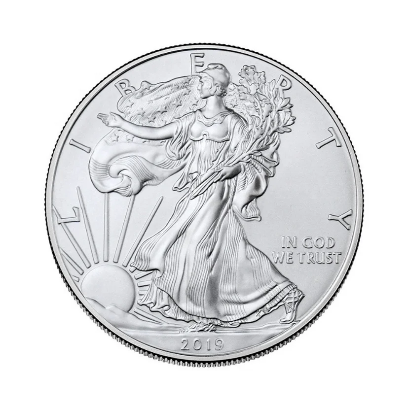 American Statue of Liberty Eagle Coin Silver plated Commemorative Coins 40mm x 3mm Collection new Gift home decoration