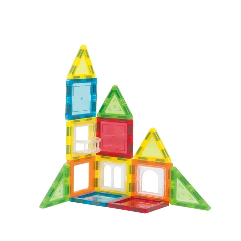 Building Toys Educational Magnetic Building Blocks Toys Set Preschool Strong Magnet 3D Puzzle Tiles