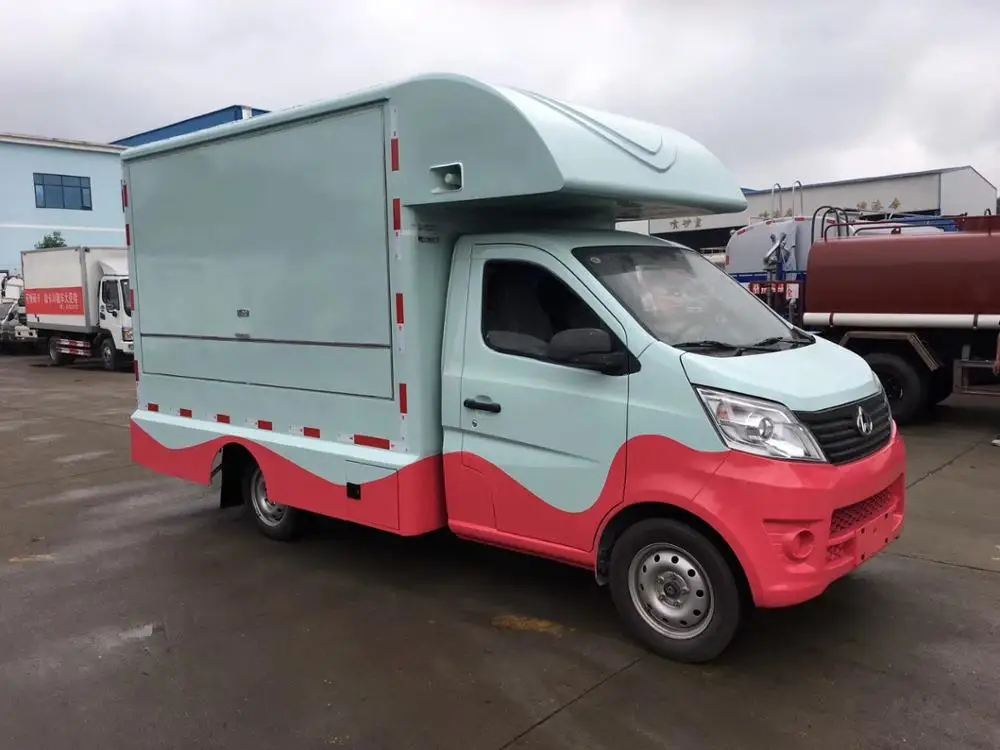 
Stainless steel interior fully equipped coffee food cart 