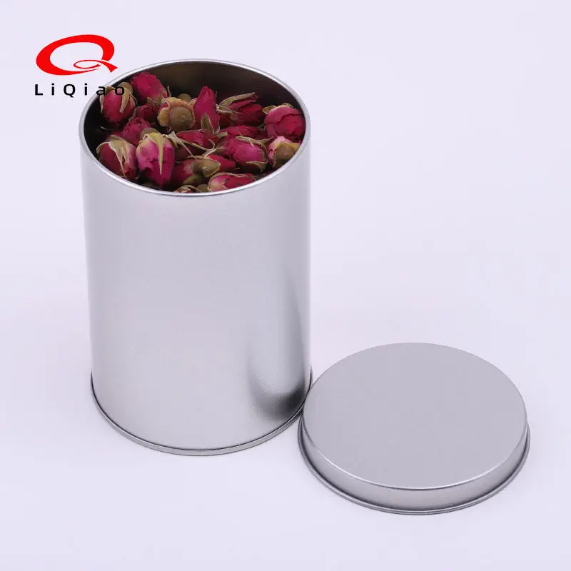 Manufacturers Customizable Embossing Flat Cover Tea Gift jar Tinplate Box Metal Packaging Coffee Bean Tin Can