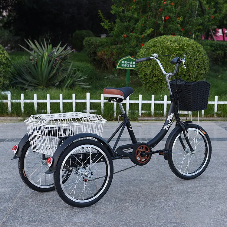 Hot selling  adult tricycle three wheel tricycle new design cheap adult tricycle for sale 20 inch 24 inch
