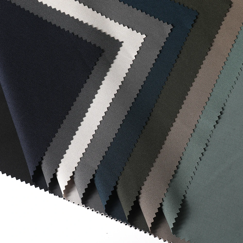 wholesale polyester terry dot fabrics and textiles stretch spandex fabric for clothing woven fabric roll