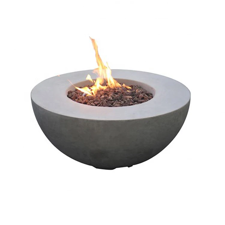 42inch Bowl Round Outdoor MGO Gas Fire Pit Table For Outdoor Heater