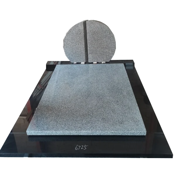 Гранитные надгробия натуральный камень памятники черный белый серый цвет