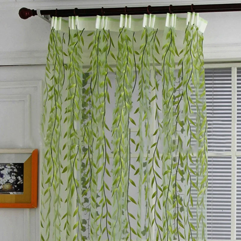 Bverionant Amazon Hot Selling Thermal Insulated Curtains Wicker Decorative Living Room Window Curtain