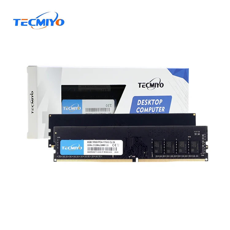 TECMIYO Original Chips Lifetime Warranty Memory RAM DDR4 8GB PC4 2133MHz Desktop Ram Memory