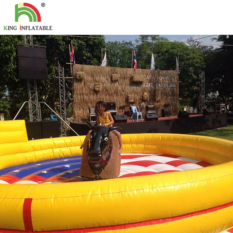 Inflatable mechanical bull toys Inflatable Kids Riding Toys