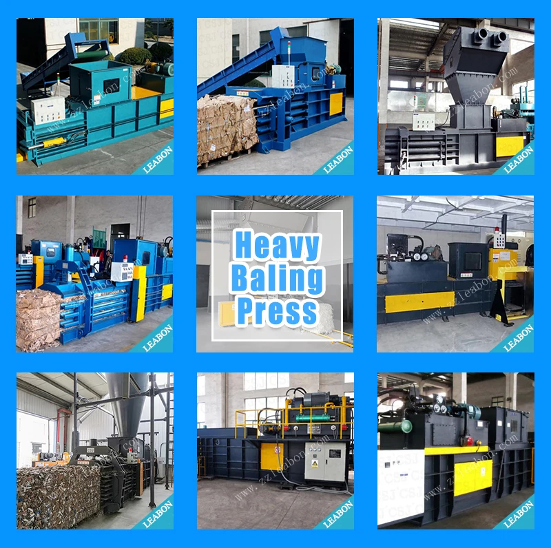 Automatic Horizontal Straw Alfalfa Baler Paper Board Carton Baling Machine Hydraulic Plastic Bottle Scrap Packer