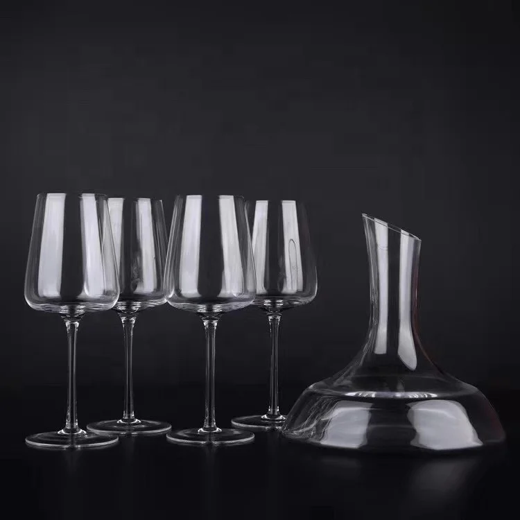 
Lead free crystal glass 1500ml whiskey luxury wine Decanter set 