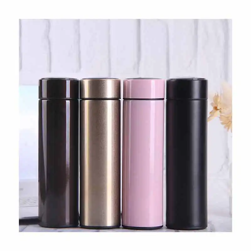 
2019 Stainless Steel LED Temperature Display Smart Vacuum Flask Water Bottle With Reminder 