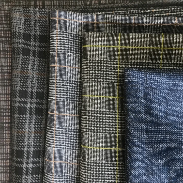 Hot Sale Wholesale 40s Viscose Poly Spandex 4 Way Stretch Fabric Ponte De Roma Fabric For Dress Pants