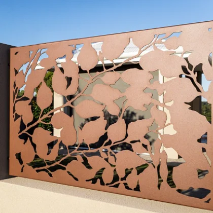 High Quality Aluminium Fence Farm Garden Laser Cut Outdoor backyard Metal Decorative Metal  Fence Panels